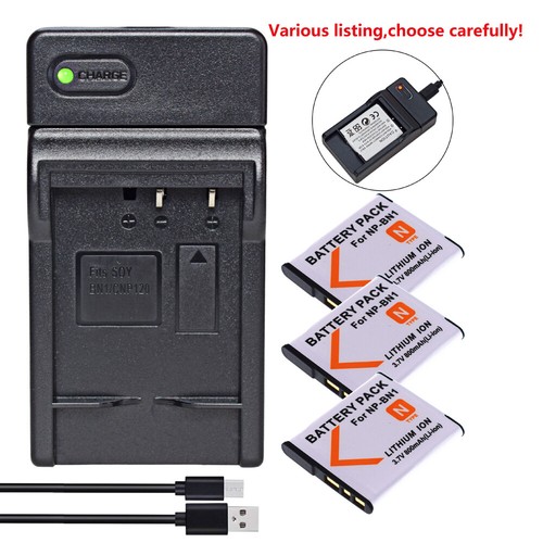 Bn1 batteria caricatore - np-bn1,
